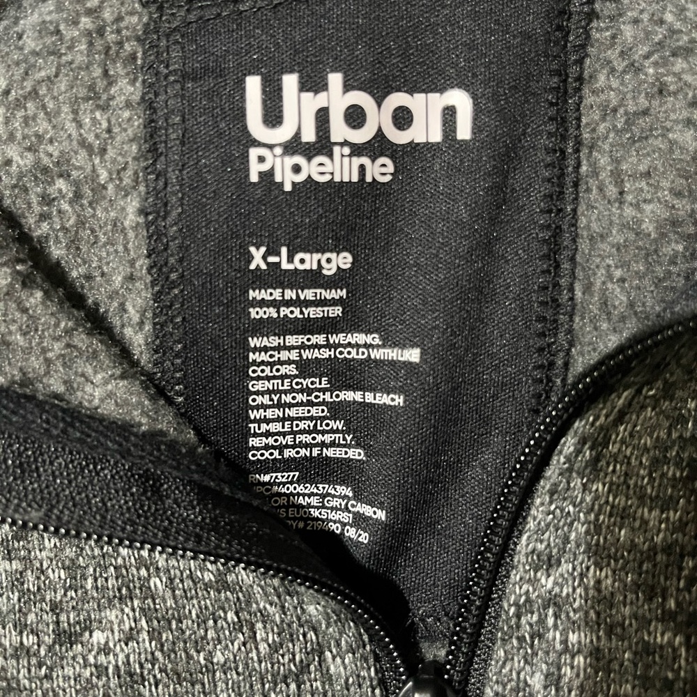 Urban Pipeline Gray shirt, XLg